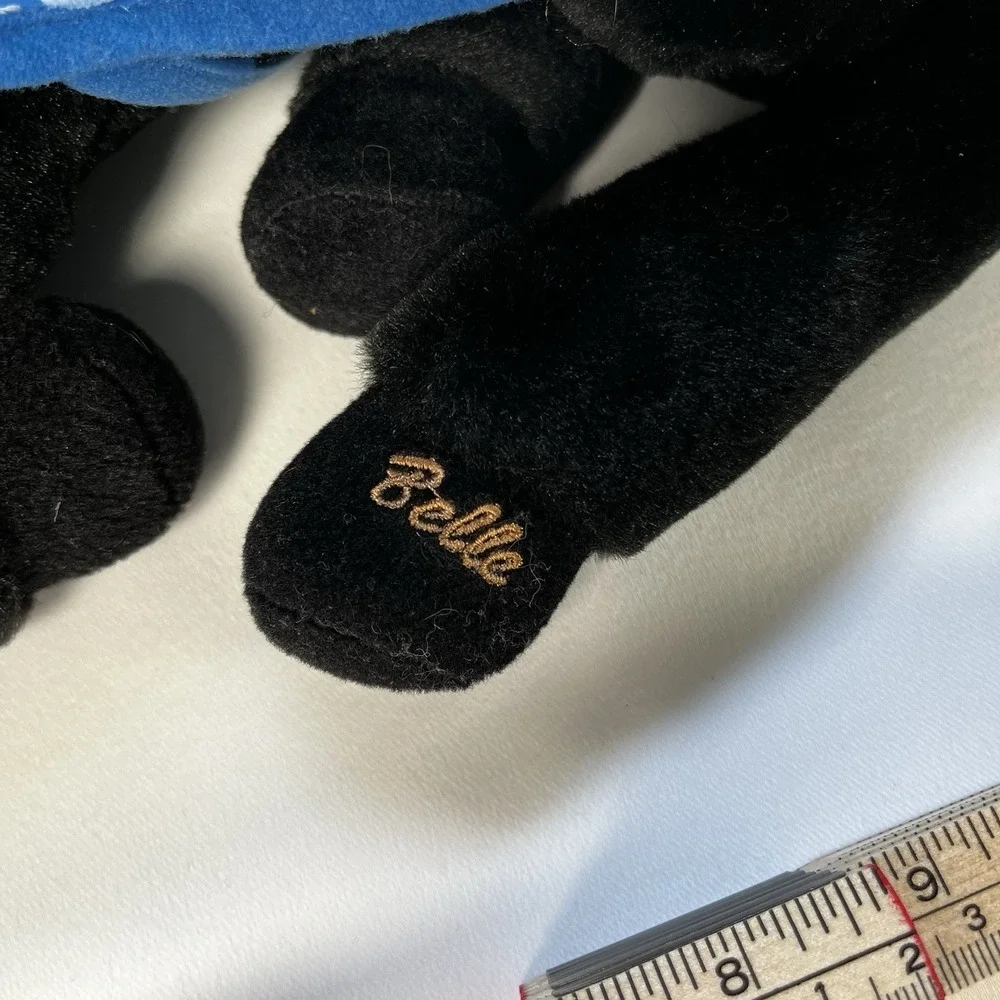 Breyer The Saddle Club Belle Black Horse Plush 16 in 2008 and Blanket
